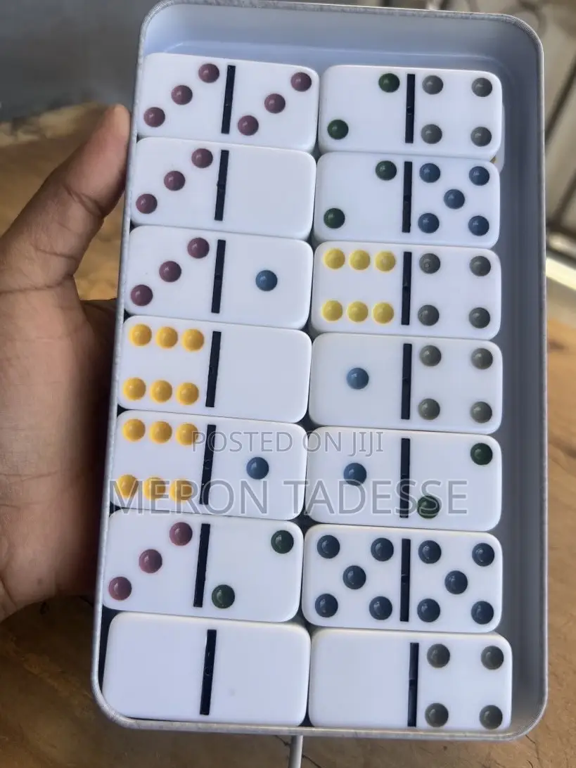 Create Memories Sharpen Minds! Ceramic Dominoes Game ዶሚኖስ