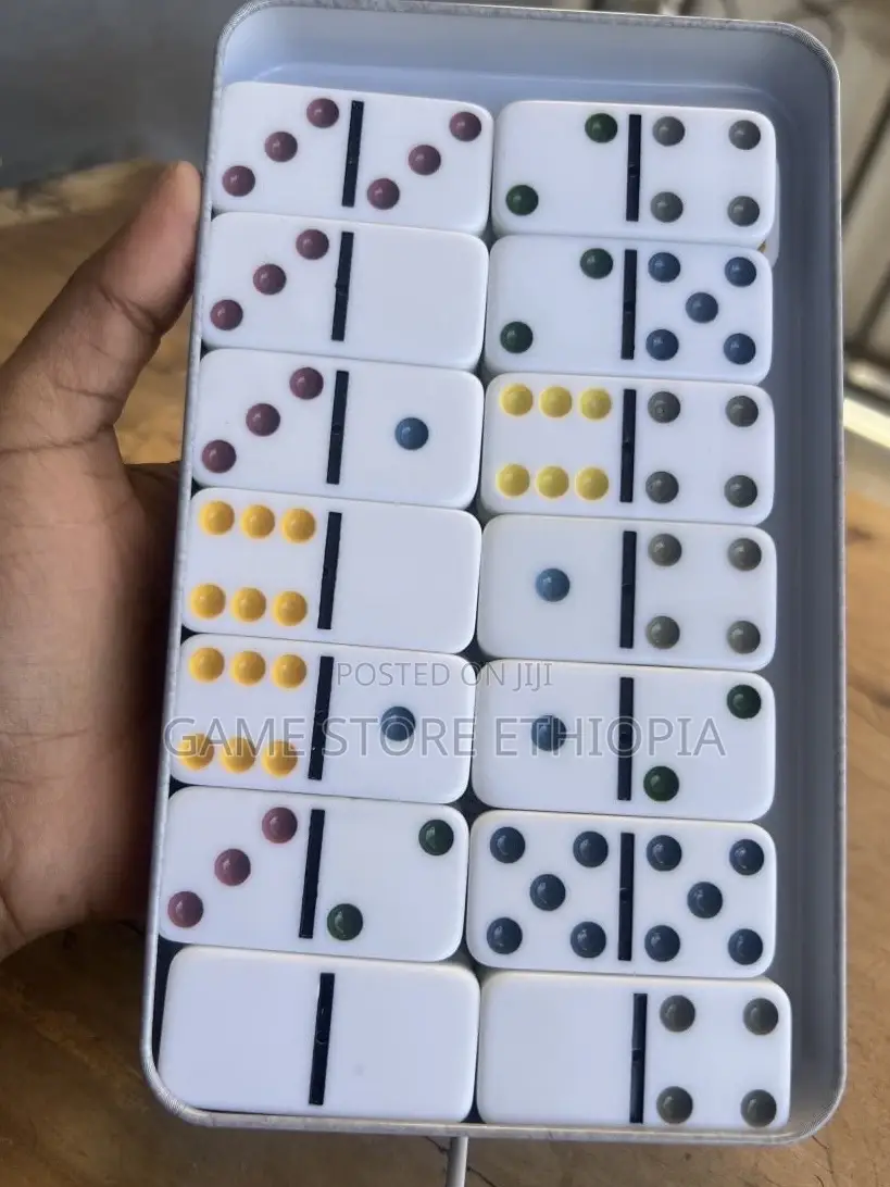 Create Memories Sharpen Minds! Ceramic Dominoes Game