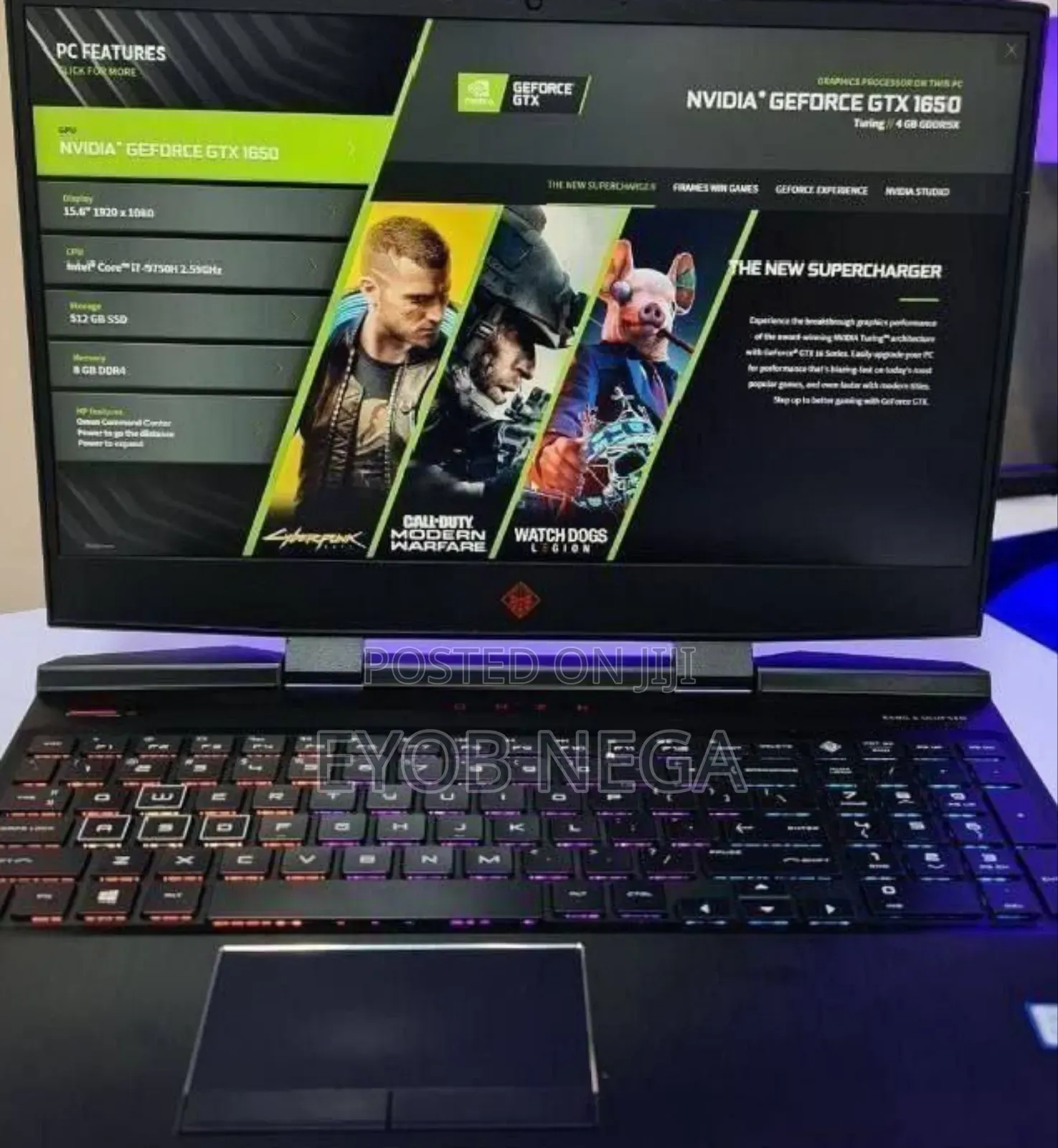 New Laptop HP Omen X 8GB Intel Core I5 HDD+SSD 1.5T