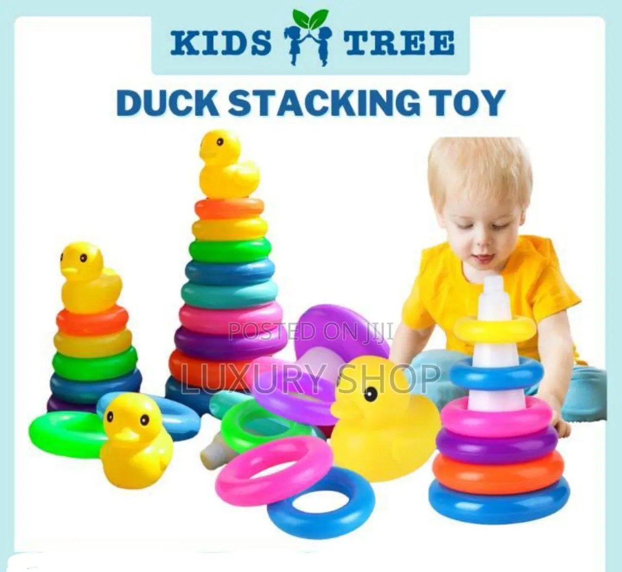 Generic Baby Toddler Toys Stacking Ring Pyramid