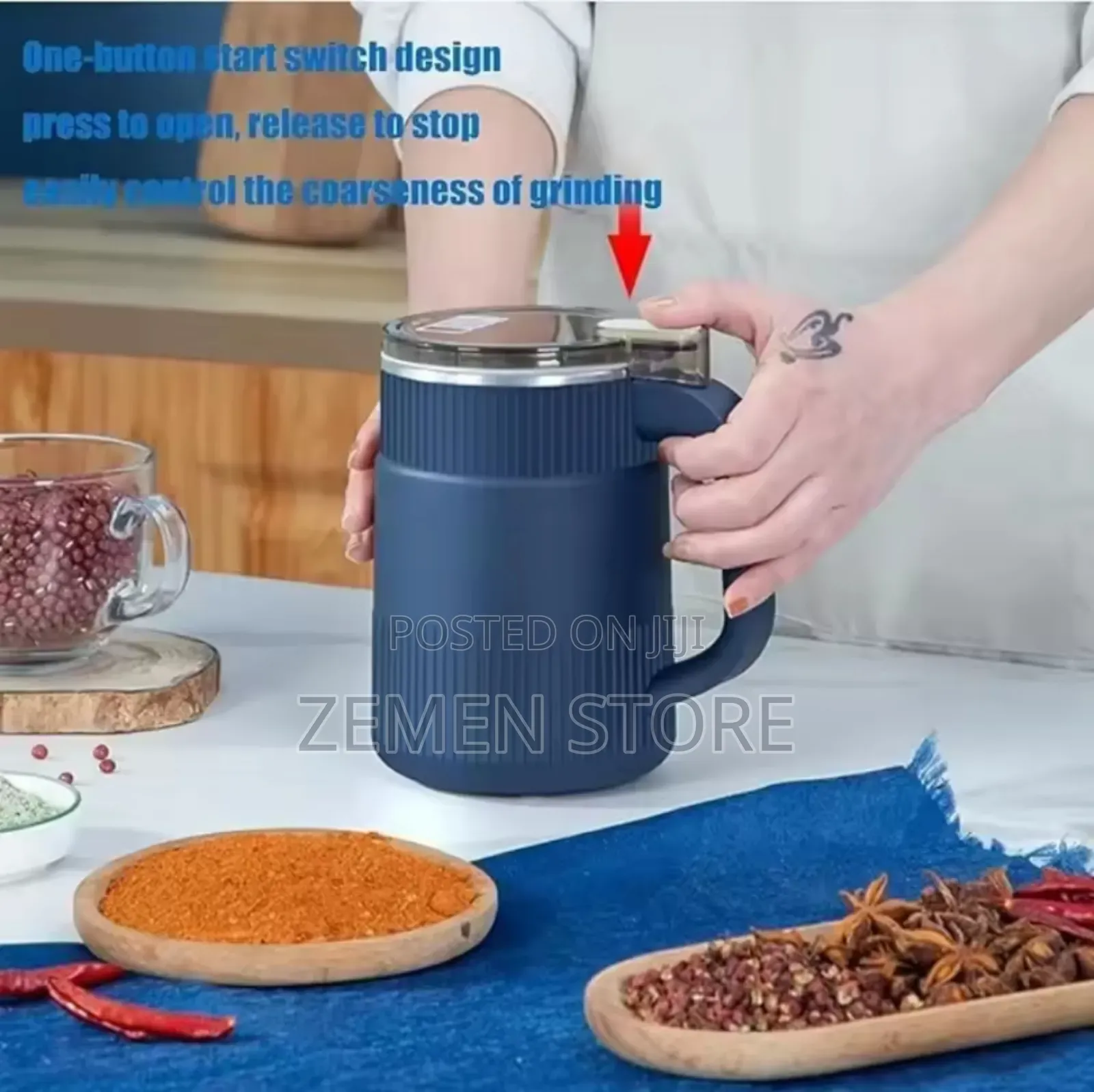 Inima Electric Coffee Spice Grinder-150w Powerful Grinding