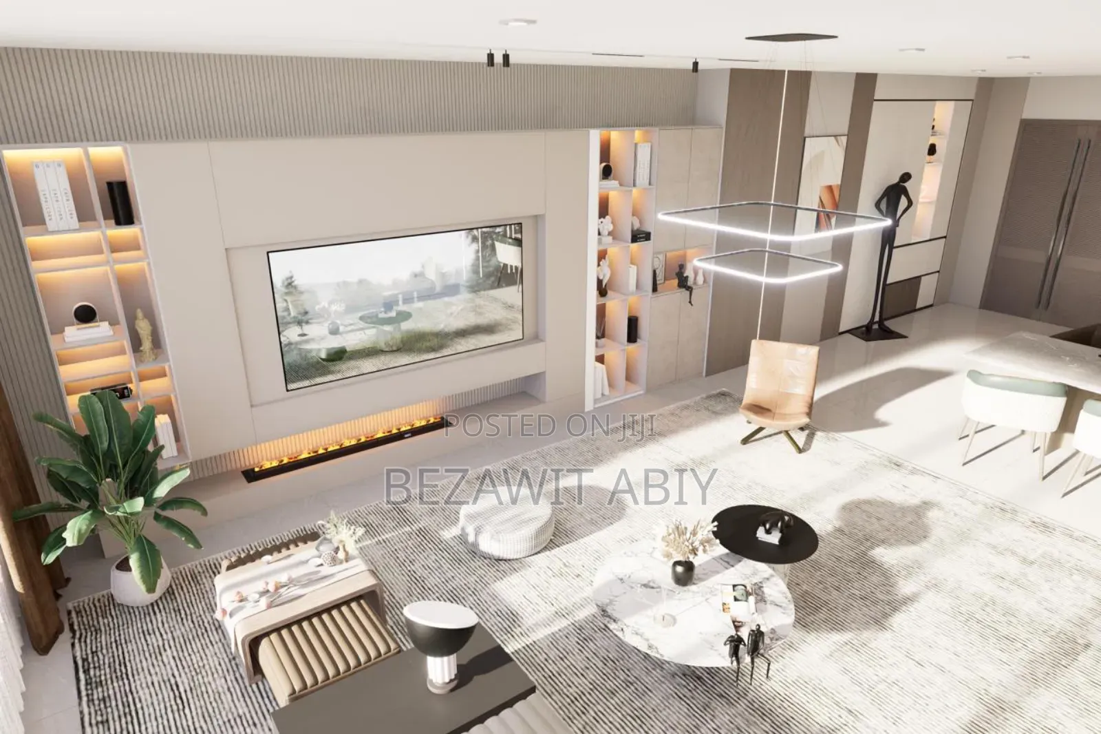 Furnished 1bdrm Apartment in Demahope, Yeka for sale