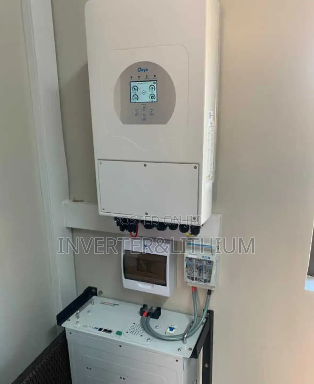 Hybrid Inverter Lion Battery (Backup Power Solar Generator)