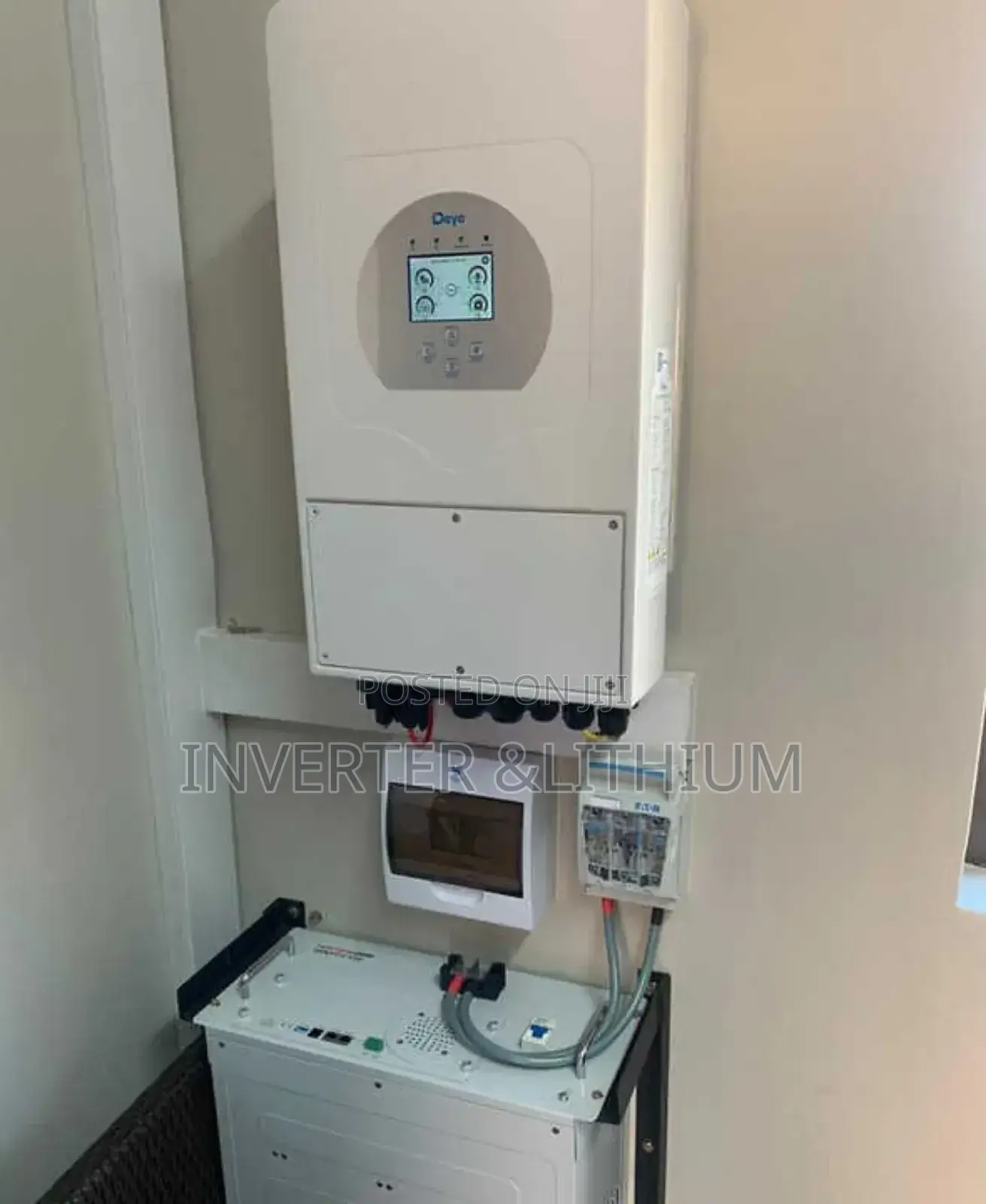 Hybrid Inverter Lion Battery (Backup Power Solar Generator)