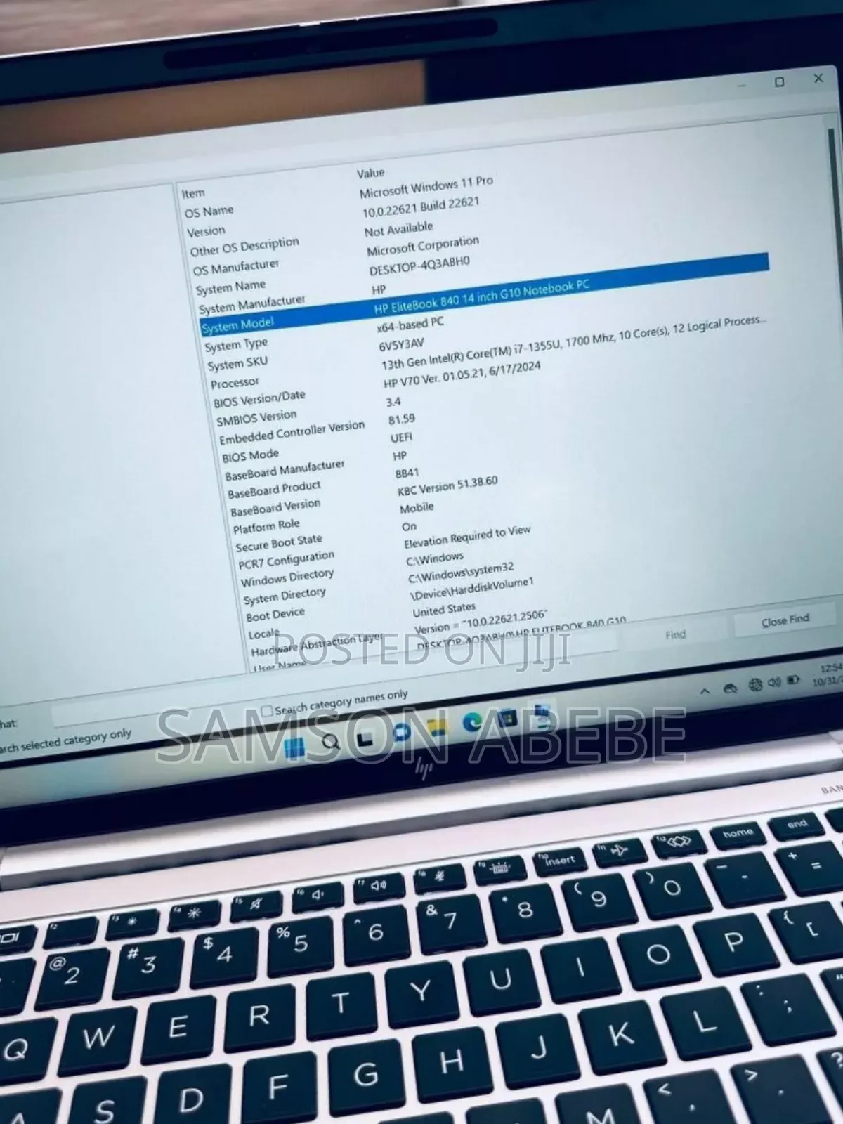 New Laptop HP EliteBook 840 10 16GB Intel Core I7 SSD 512GB