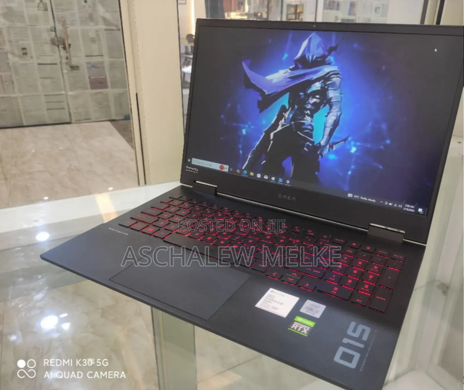 New Laptop HP Omen 15 16GB Intel Core I7 SSD 1T