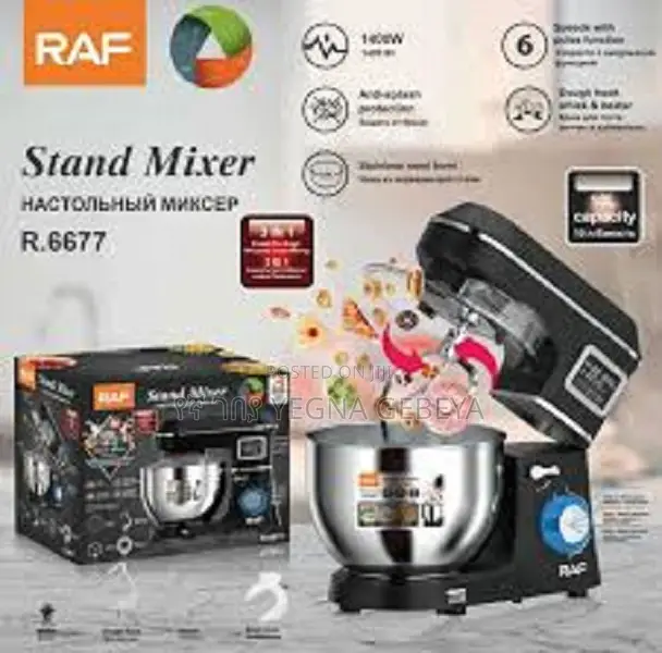 10L RAF Stand Mixer 3 in 1 1400W