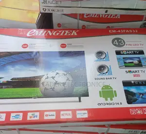 Photo - Emingtek Tv 43 Inch Smart Android Frameless