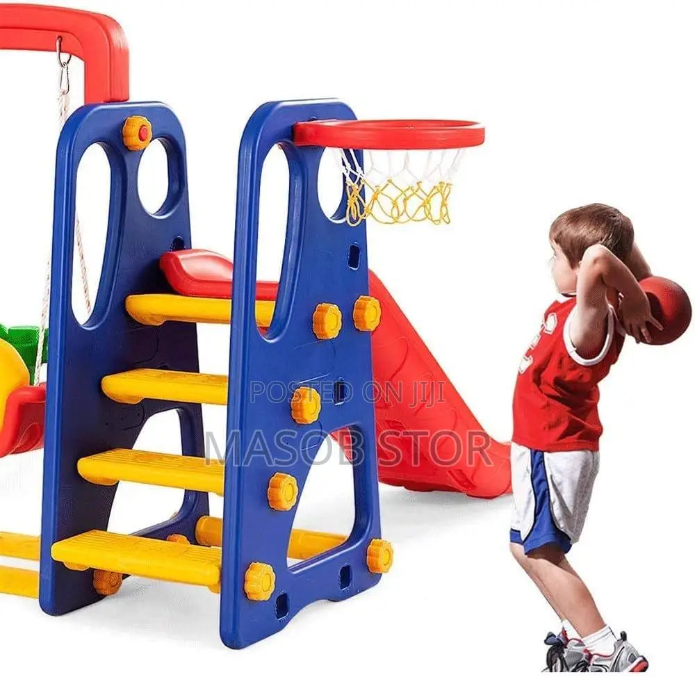 ጁኒየር ስላይድ እና ዥዋዥዌ ስብስብ