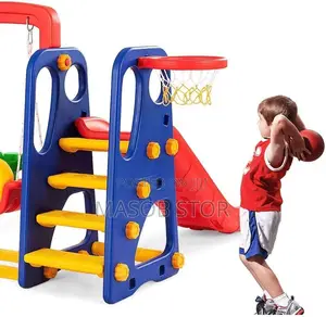 ጁኒየር ስላይድ እና ዥዋዥዌ ስብስብ