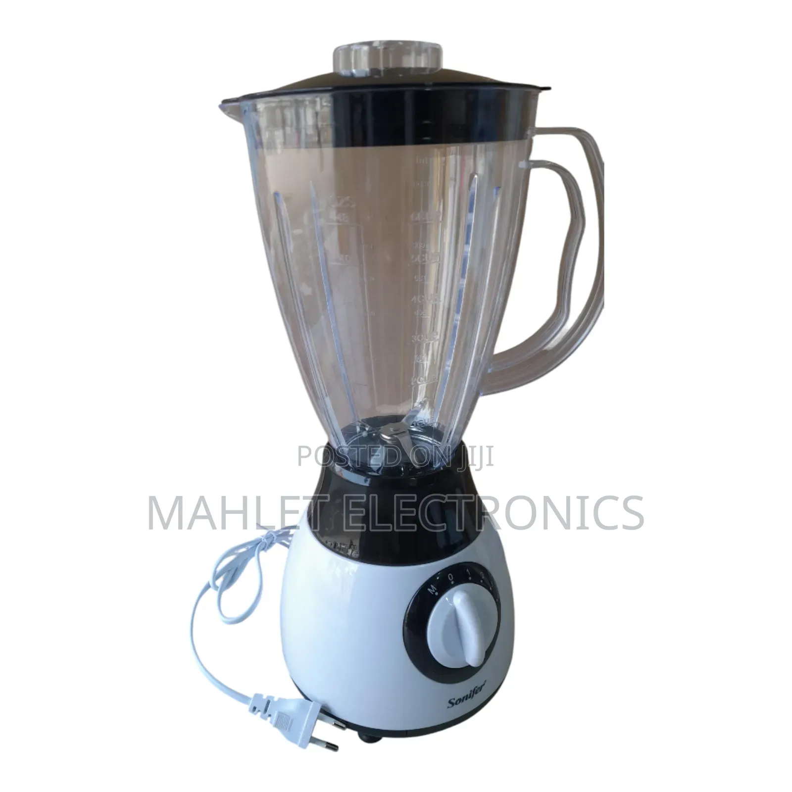 Sonifer Blender 2 in 1 የጁስ የቅመምና የቡና መፍጫ 1 Year Warranty