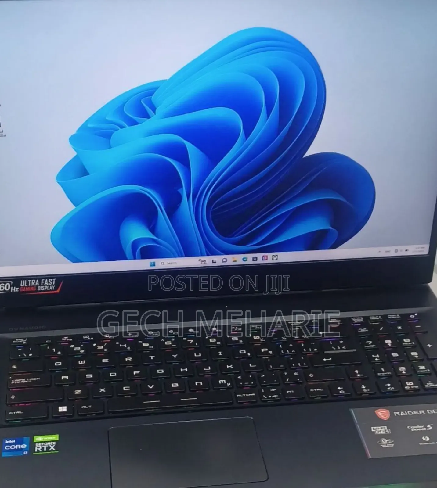 New Laptop MSI MSI Sword 15 16GB Intel Core I7 SSD 1T