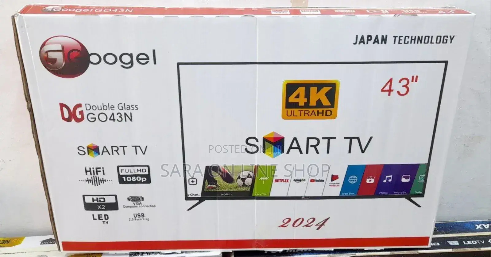 GOOGLE 43-Inch Ultra HD Smart Tv