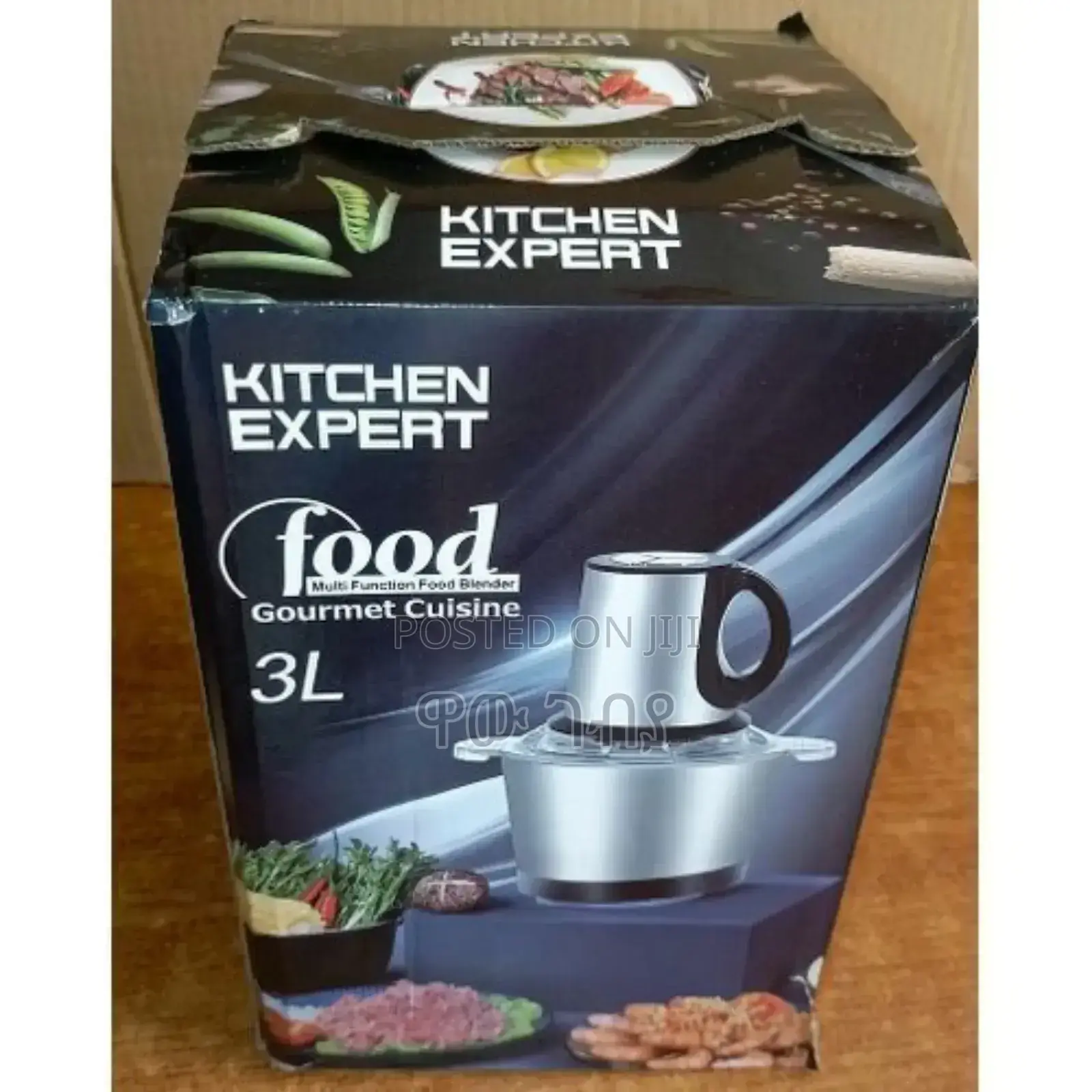 Kitchen Expert 3 In 1 Chopper And Garlic Peeler