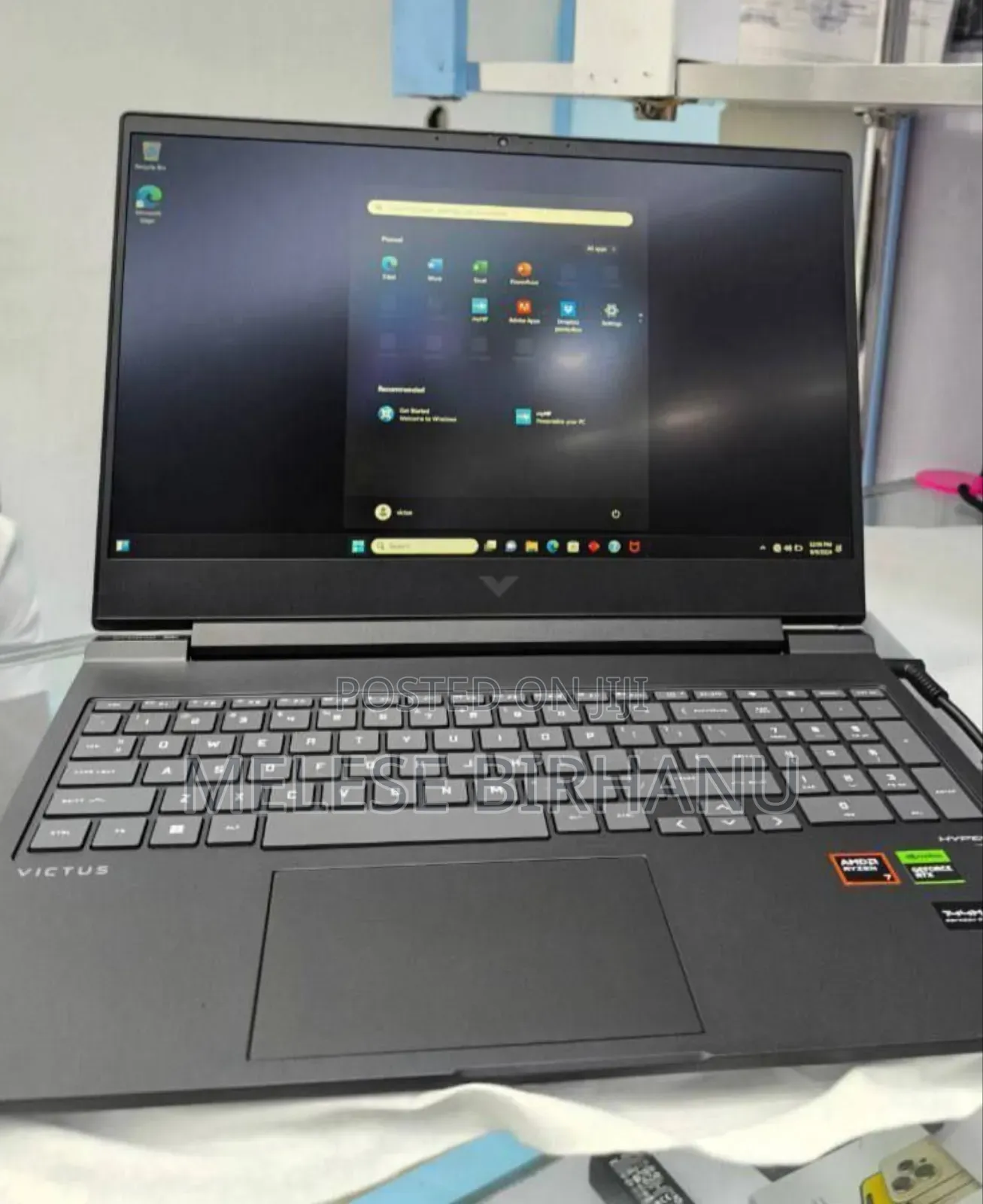 New Laptop HP Victus 15 16GB AMD Ryzen 7 SSD 1T