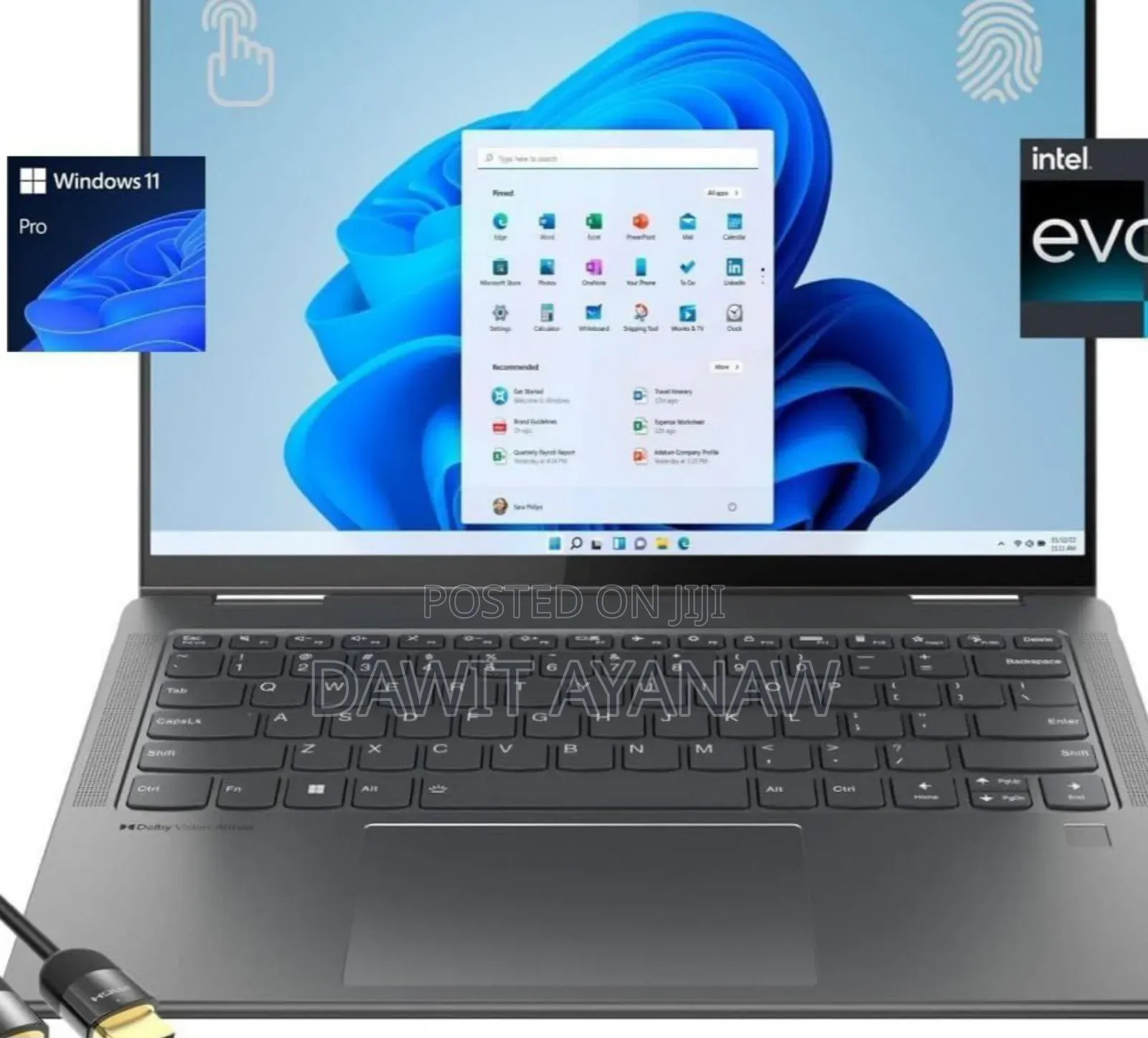 New Laptop Lenovo Yoga 7i 16GB Intel Core I7 SSD 512GB