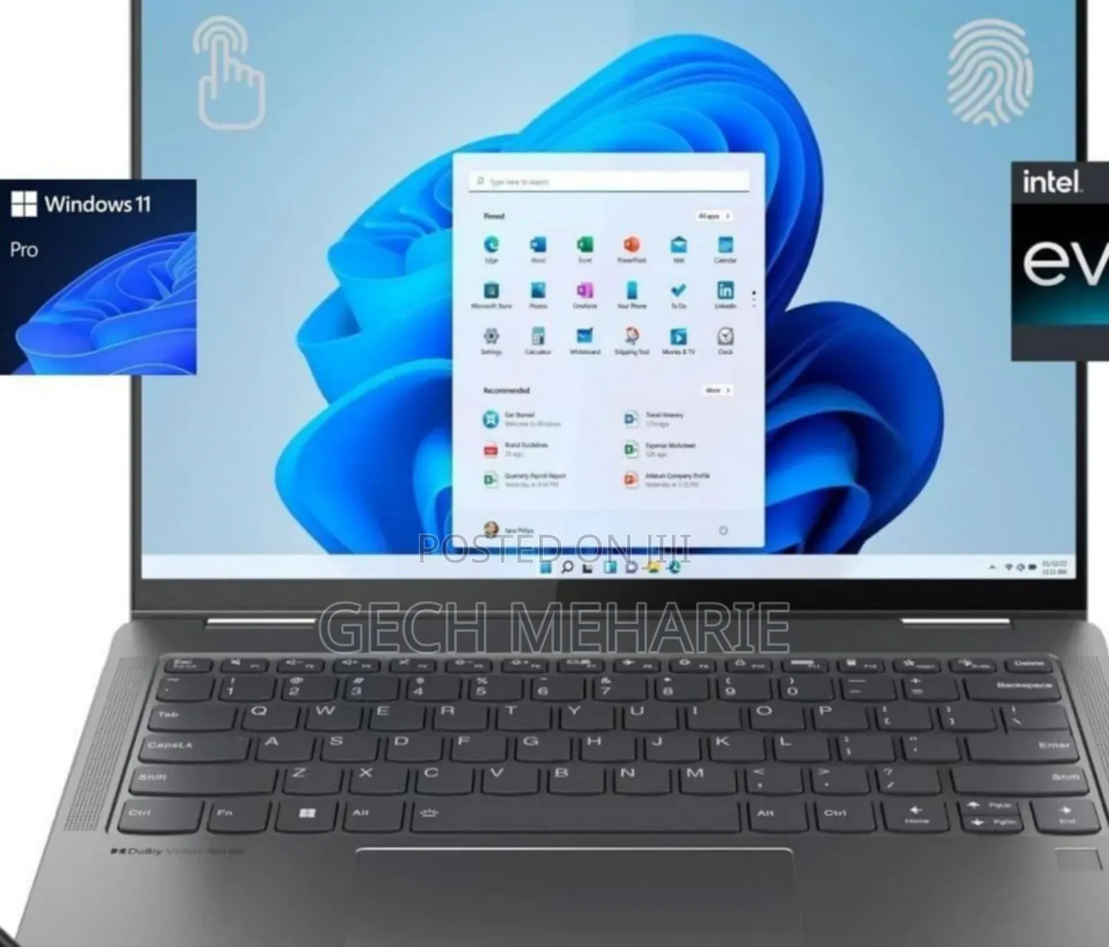 New Laptop Lenovo Yoga 7i 16GB Intel Core I7 SSD 512GB