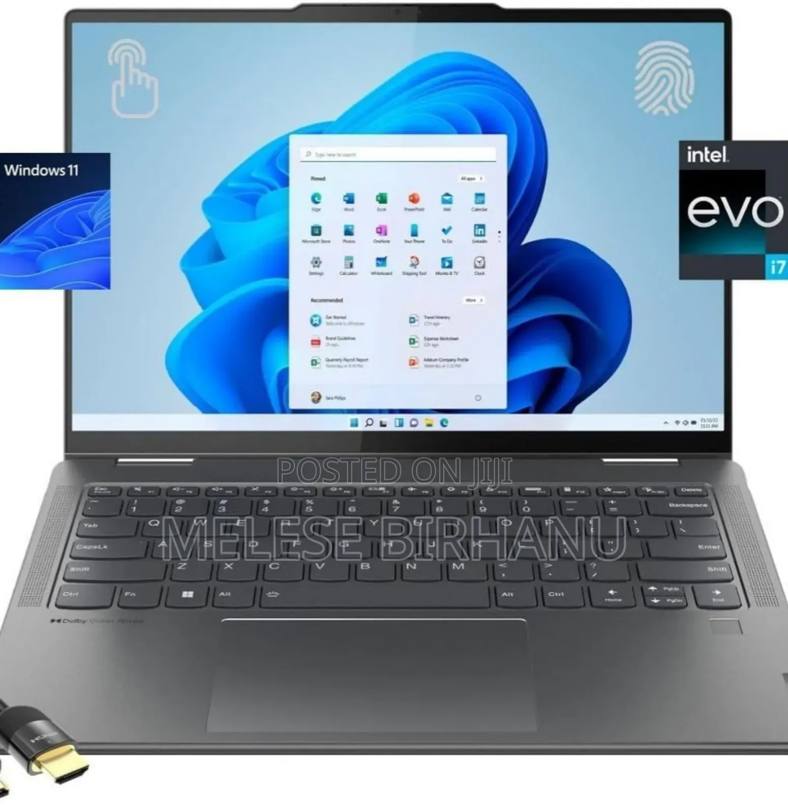 New Laptop Lenovo Yoga 7i 16GB Intel Core I7 SSD 512GB