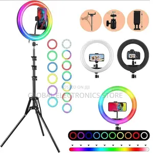 36 Centi Meter RGB Ringlight With 2.1M Stand