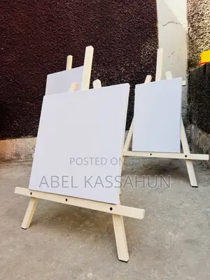 Canvas and Easel