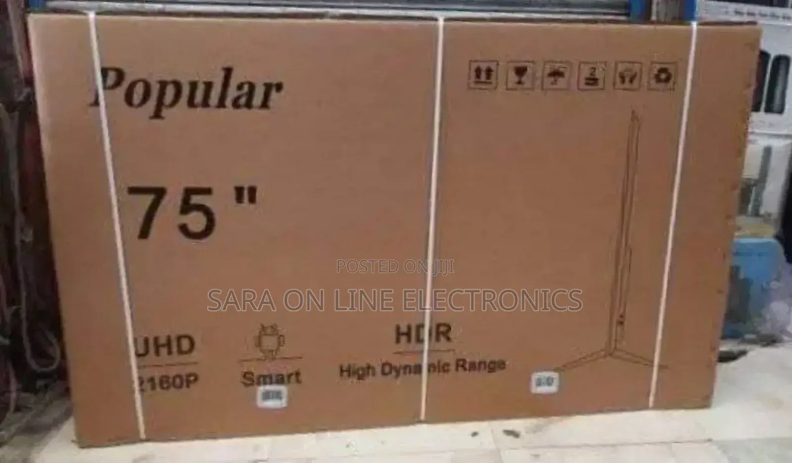 75" Smart UHD Android Tv (2025 Model) Free Dalivery