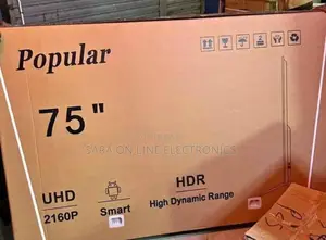 75" Smart UHD Android Tv (2025 Model) Free Dalivery