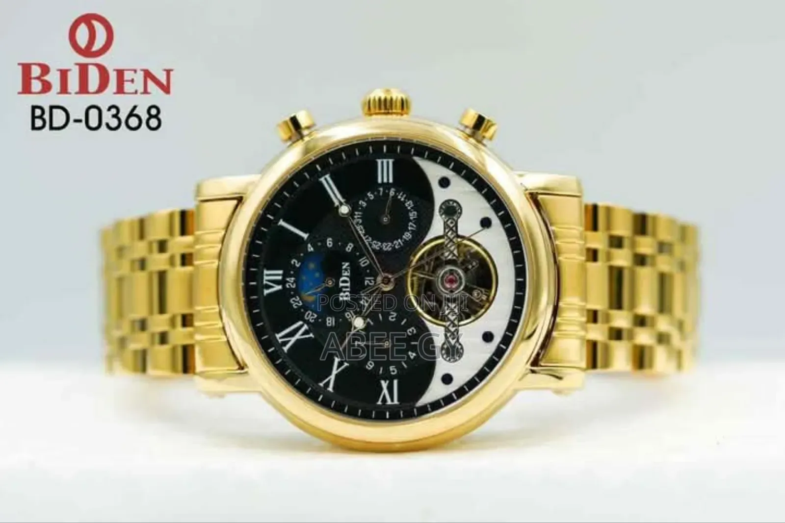 Biden Automatic Mechanical Orignal Watch Transparent Back
