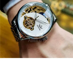 Sewor 1923-3 Men Watch Skeleton Automatic Mechanical Luxury