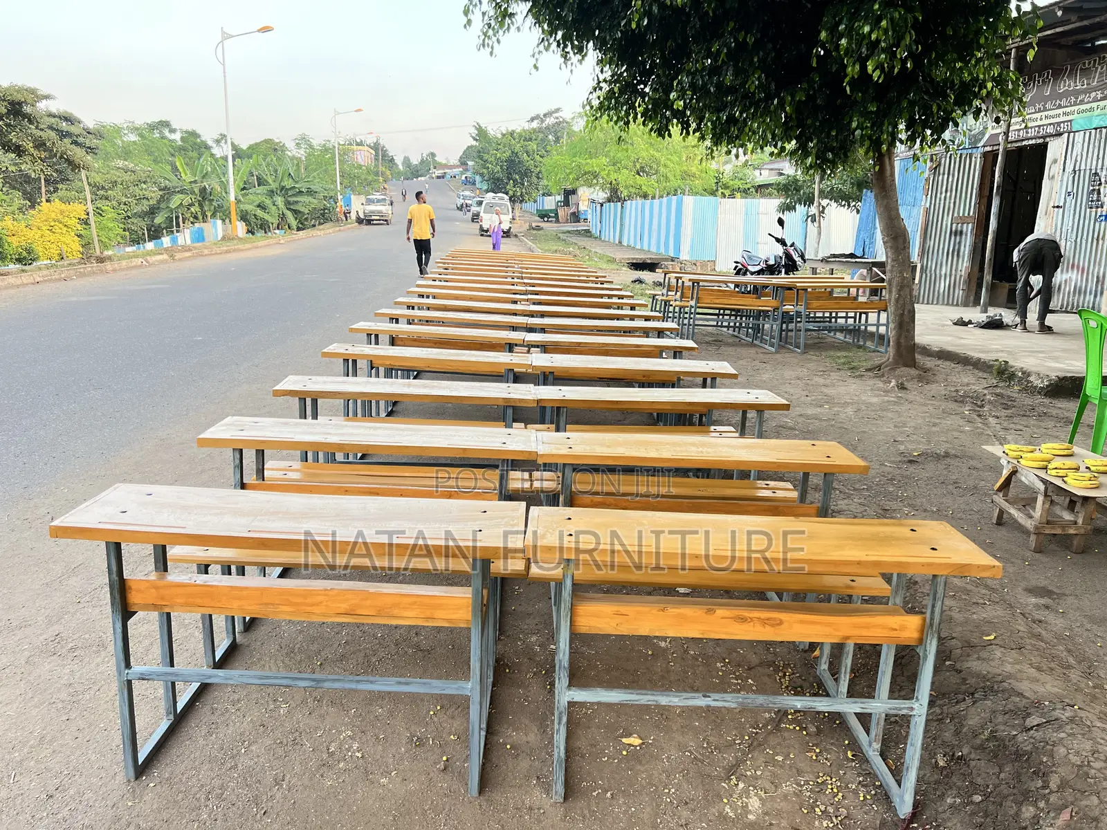 የትምህርት ቤት የተማሪዎች ዴስክ?Combine Desks for Students for 3 Siter