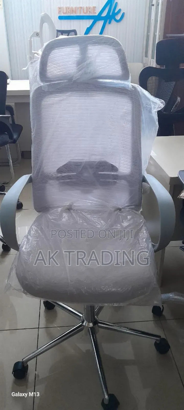 Office Chair (Silver Color)