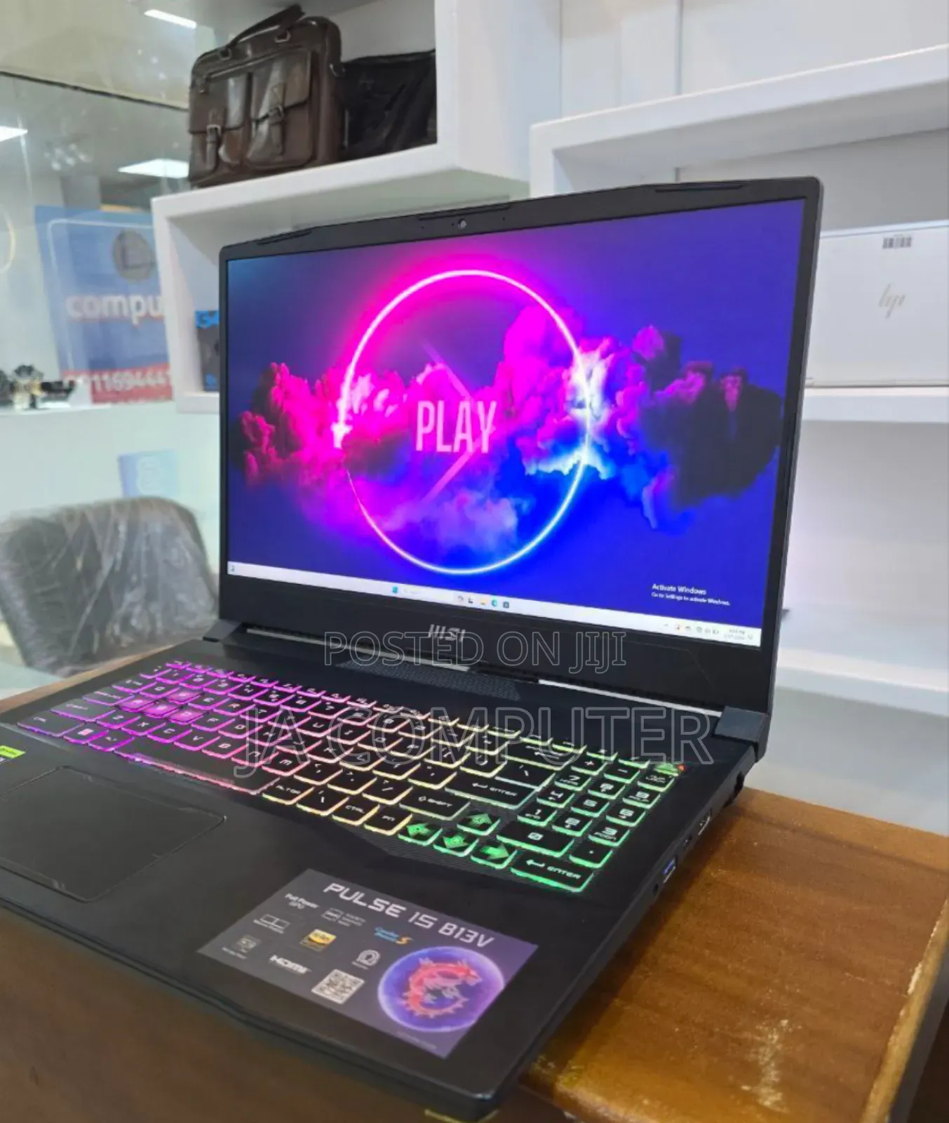 New Laptop MSI Pulse GL66 16GB Intel Core I7 SSD 512GB
