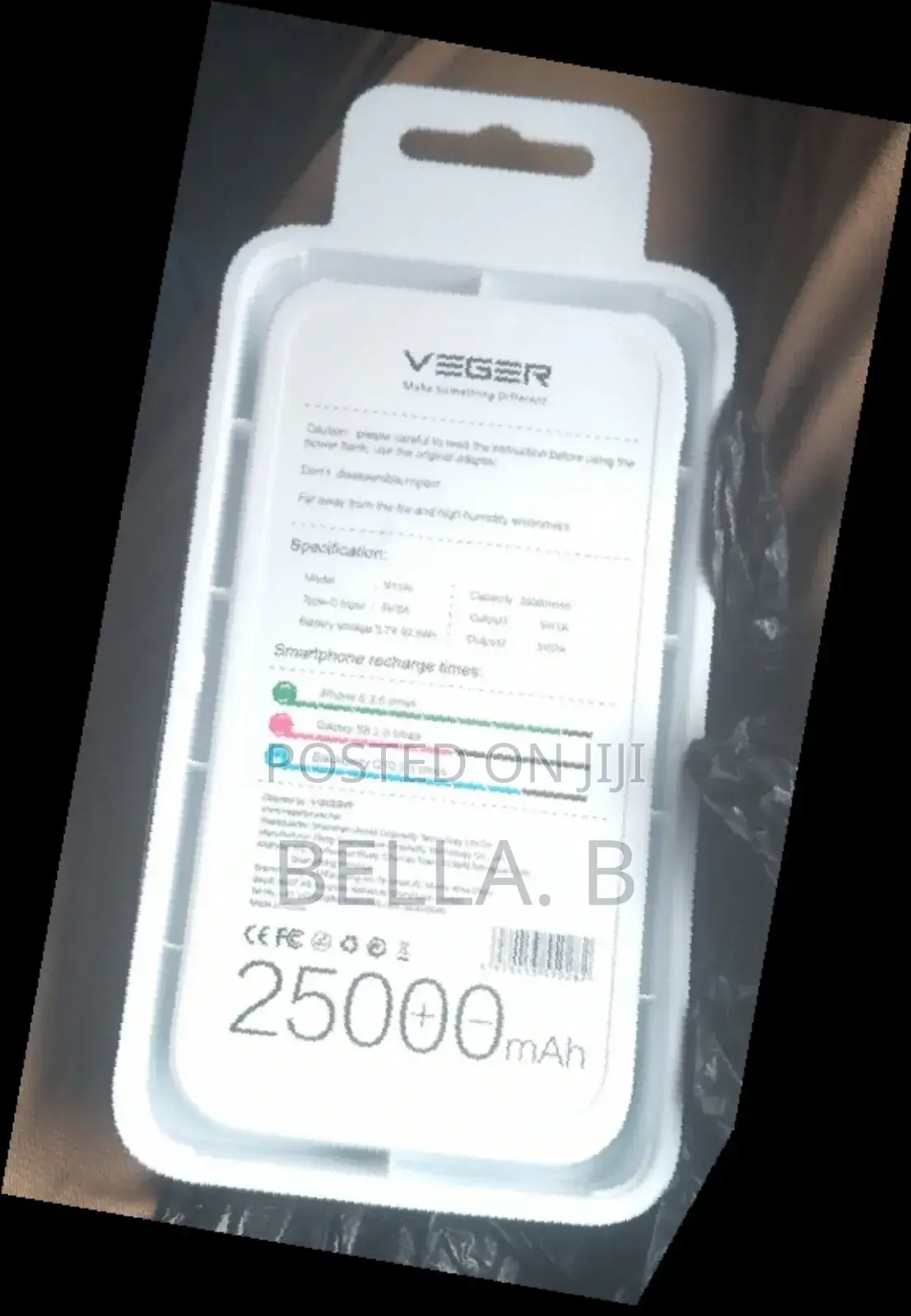 Veger Power Bank No More "Low Battery" Anxiety