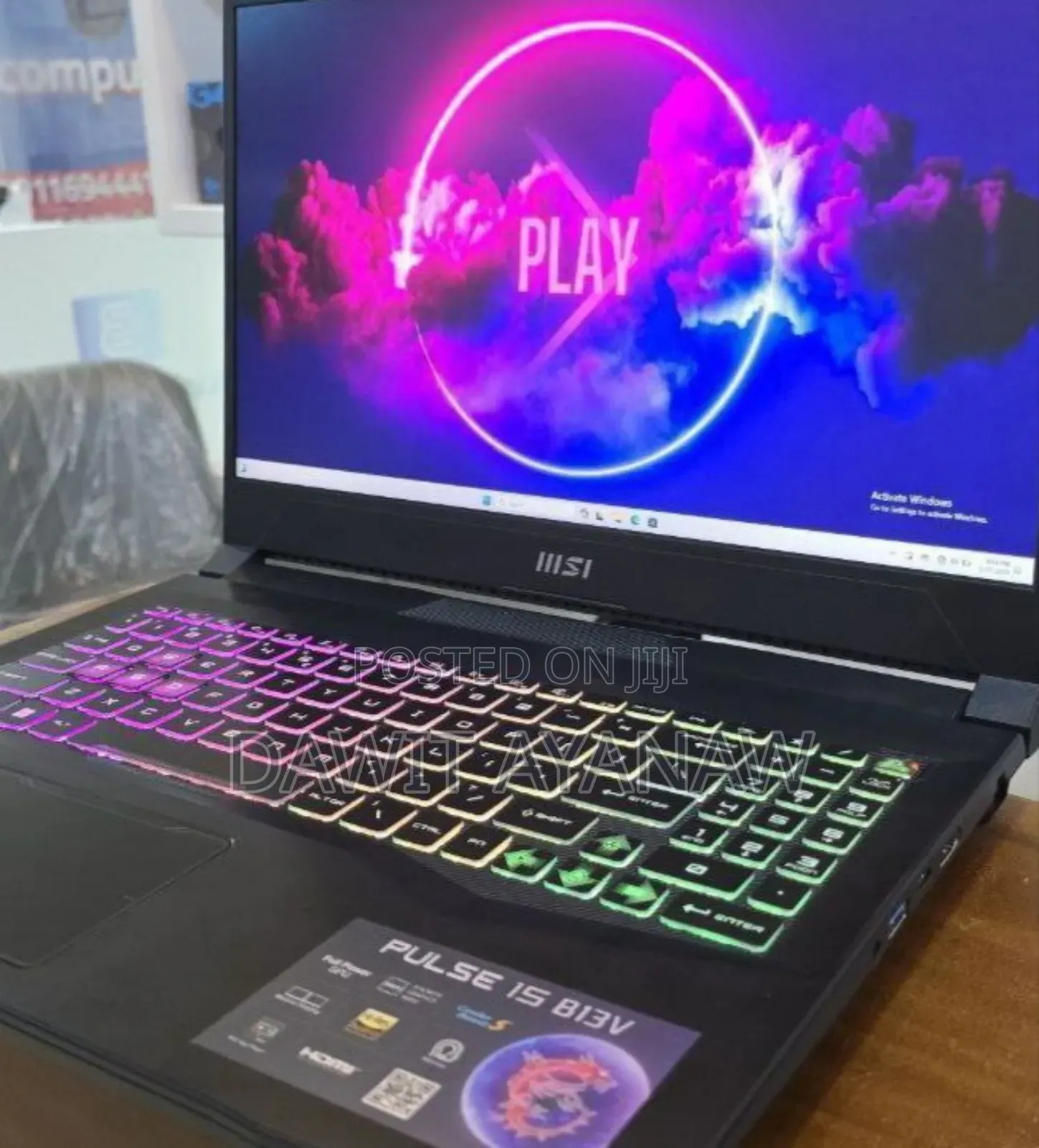 New Laptop MSI 16GB Intel Core I9 SSD 1T