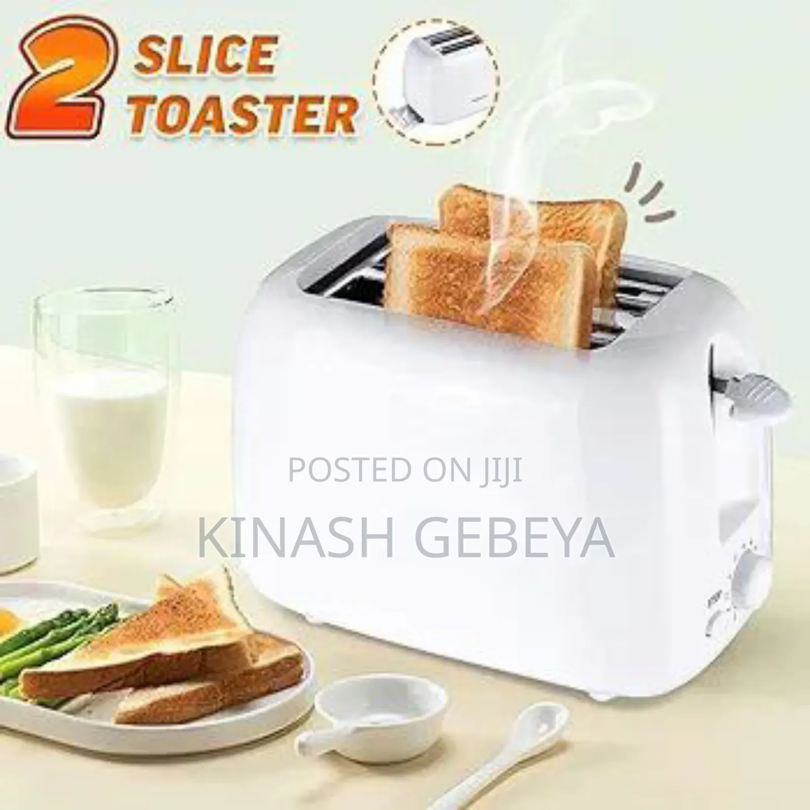 High Quality 2 Breads Slice Toaster(ባለ 2 ዳቦ)