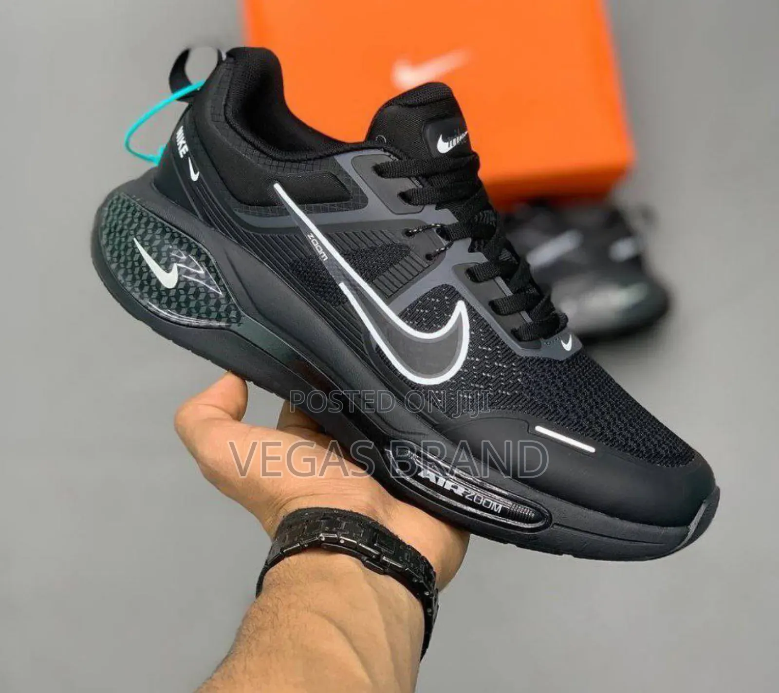 Nike Air Zoom Men's Black Sneaker Master Quality Shoes