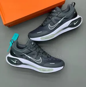 Nike Air Zoom Men's Black Grey Sneaker Master Quality Shoes