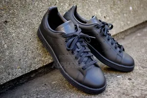 Photo - Adidas Smith Black Color Higher Quality Shoes for Man's