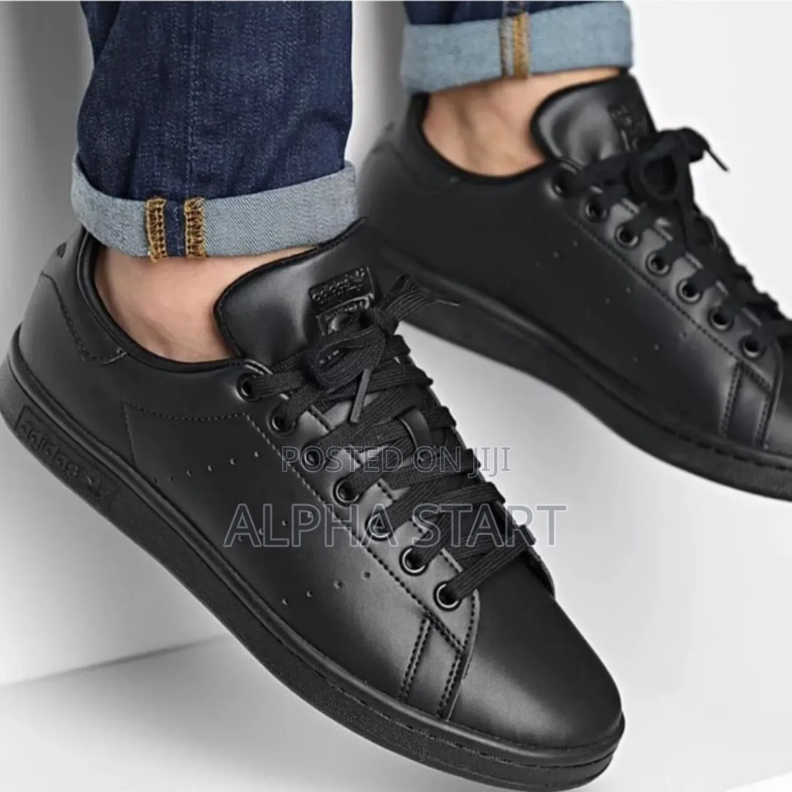Adidas Smith Black Color Higher Quality Shoes for Man's