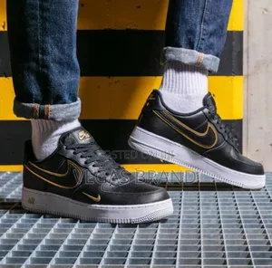 Nike Air Force 1 Essential Black White Master Quality Shoes