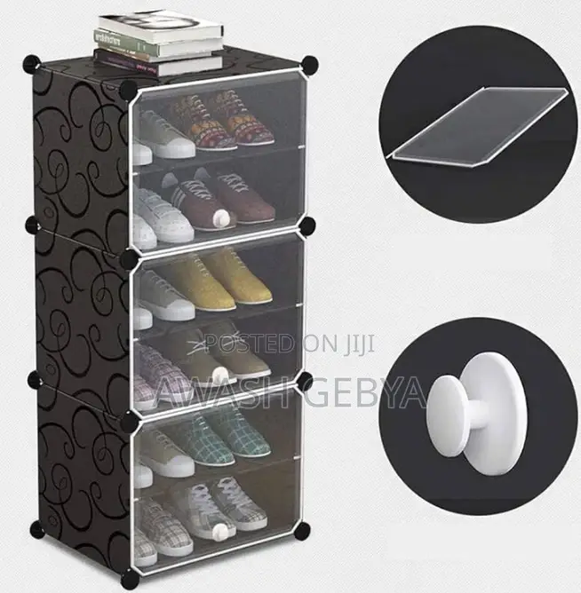 Plastic Cube Shoe Rack