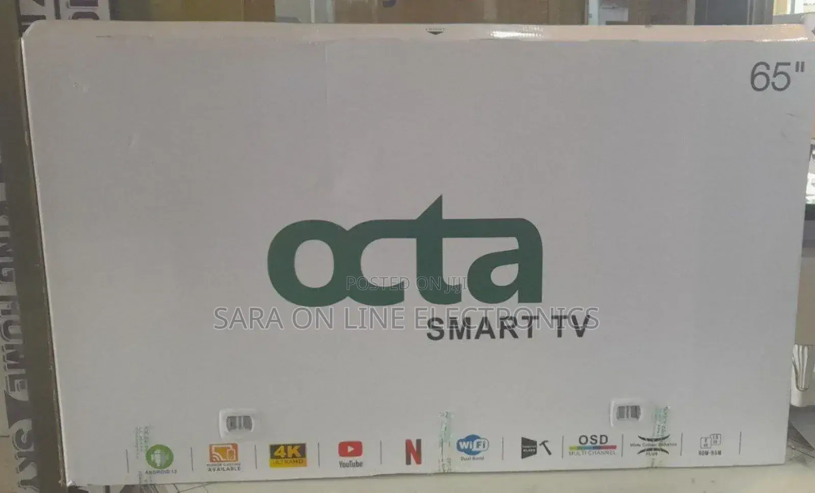 **"OCTA 65′′ SMART TV (2025 Model) - Ultra HD