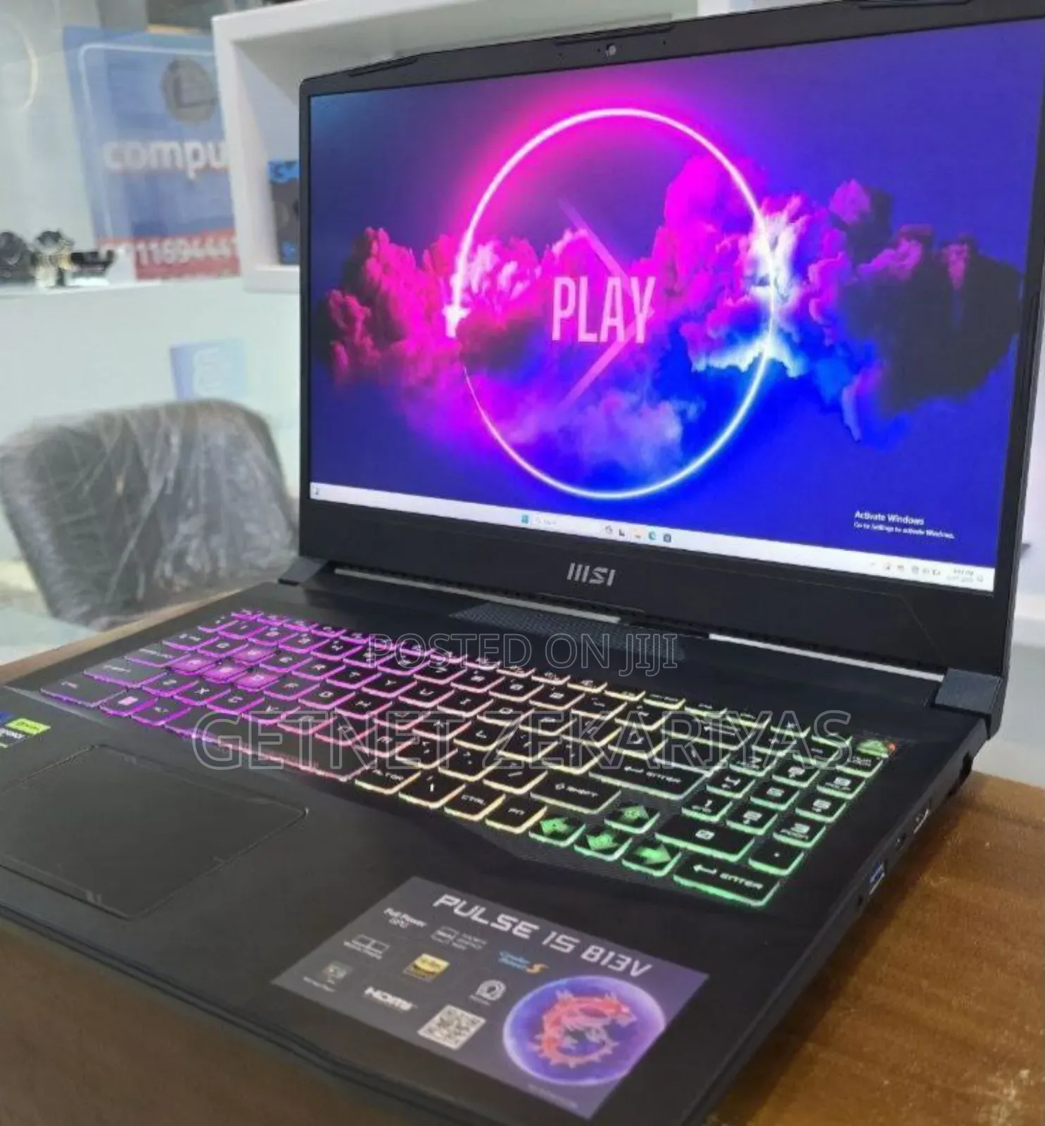 New Laptop MSI Pulse GL76 16GB Intel Core I9 SSD 1T