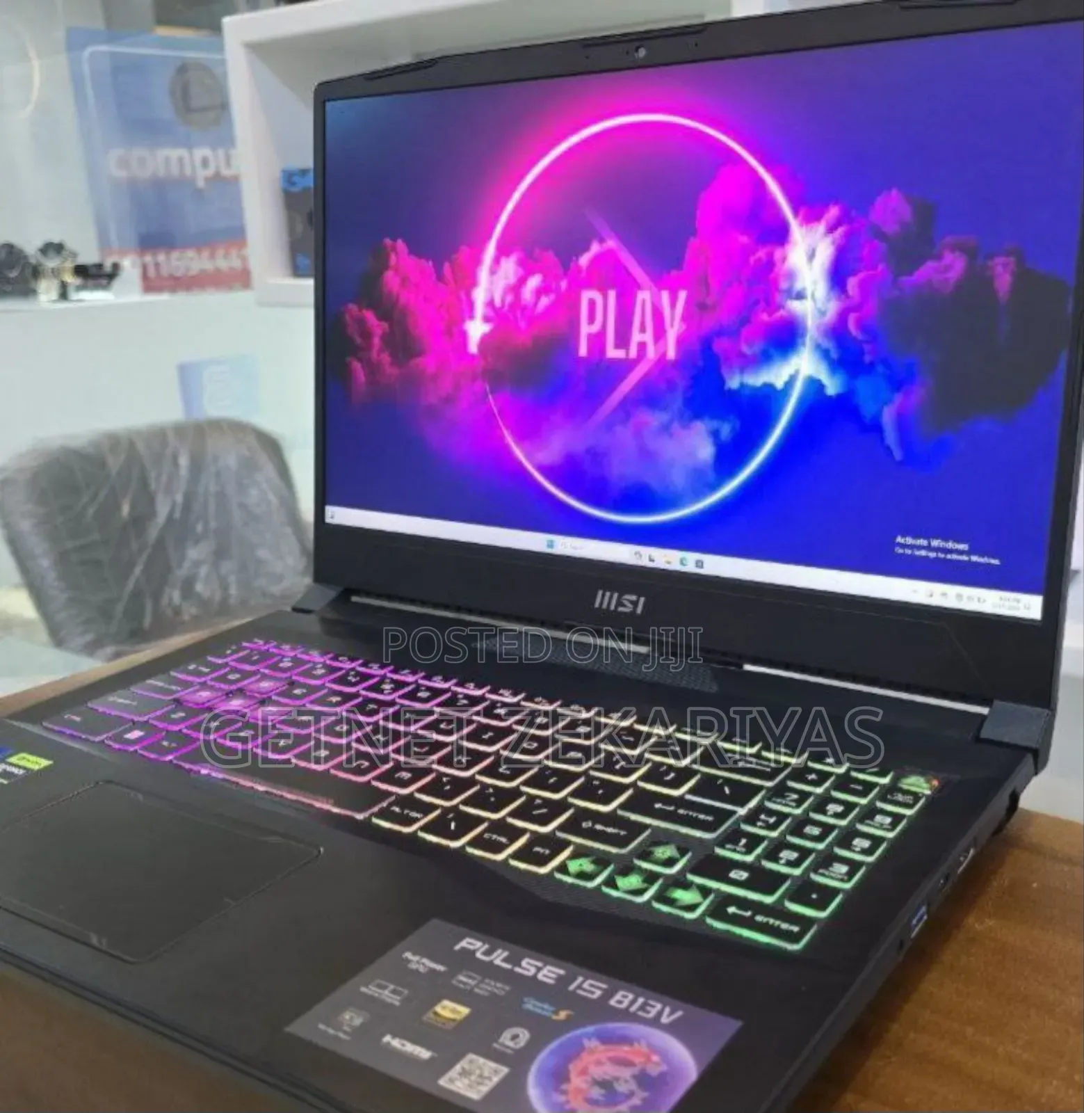 New Laptop MSI Pulse GL76 16GB Intel Core I9 SSD 1T