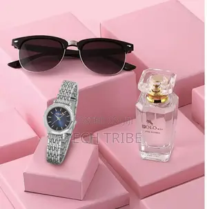 Photo - POLO AIR Women's Wristwatch Set 50 Ml Perfume and Sunglass