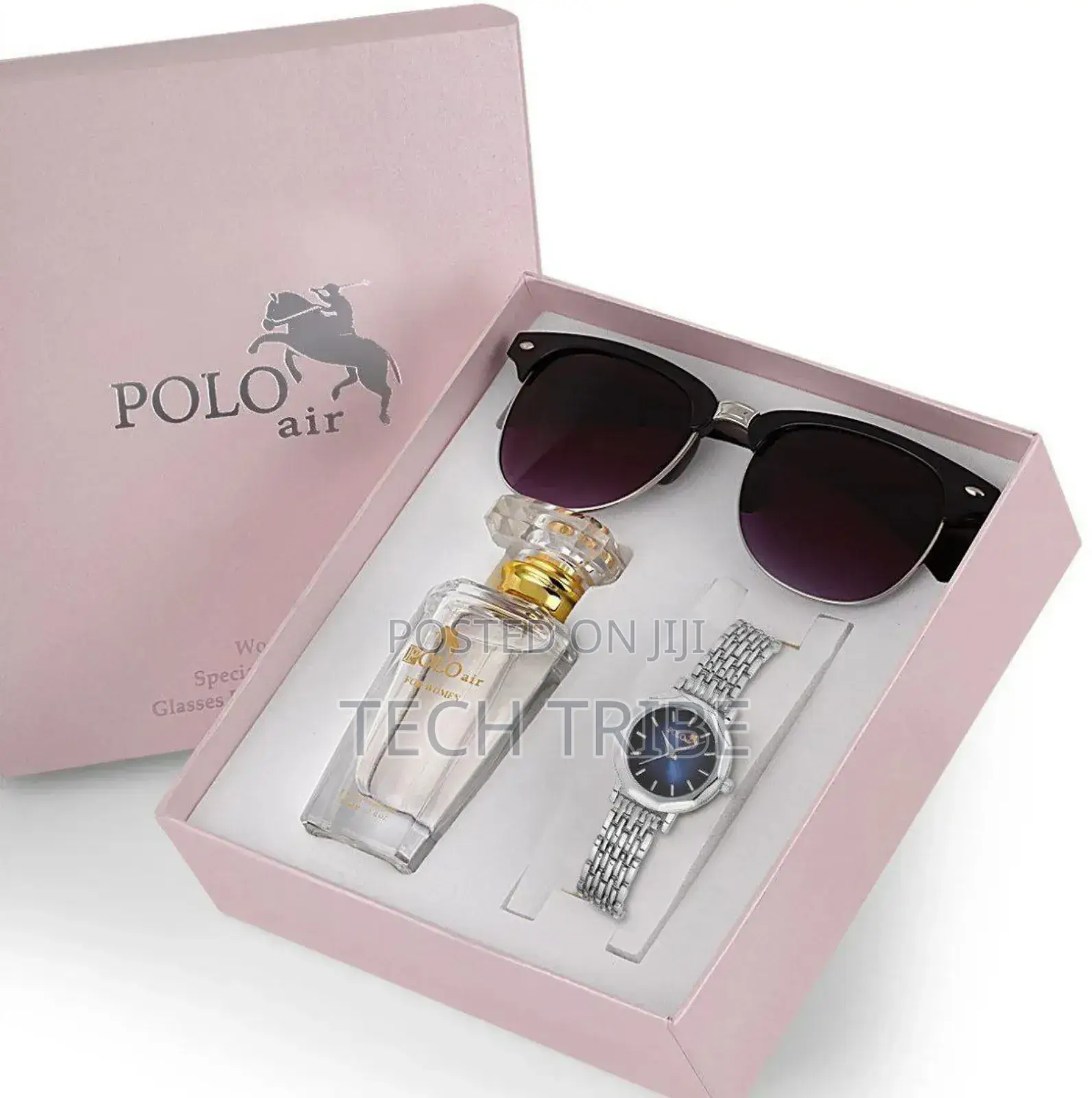 POLO AIR Women's Wristwatch Set 50 Ml Perfume and Sunglass