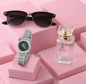 POLO AIR Women's Wristwatch Set 50 Ml Perfume and Sunglass