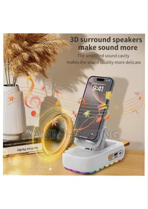 Bluetooth Speaker With Phone Holder