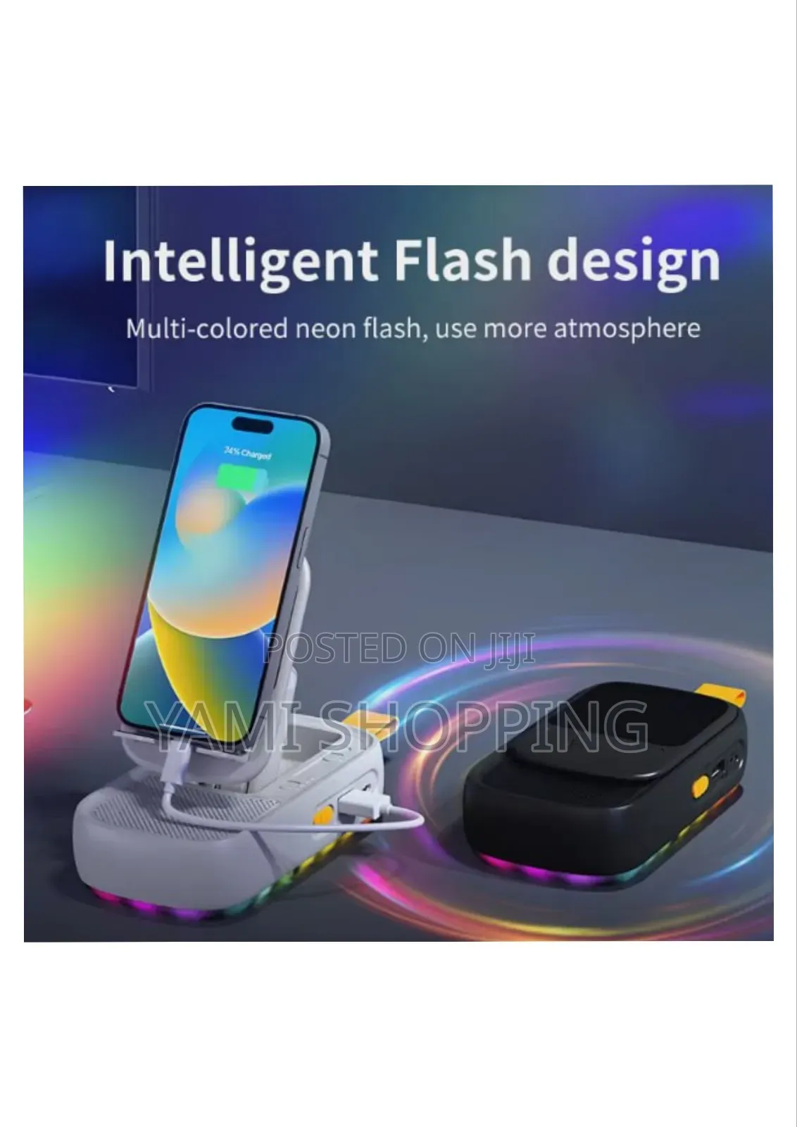 Bluetooth Speaker With Phone Holder