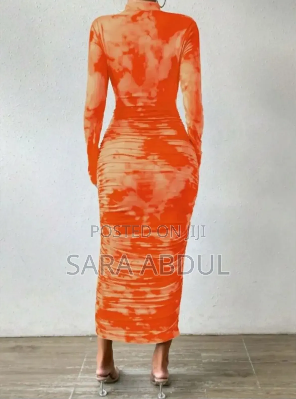 Shein Dress Tie Dye Maxi Dress Size Large