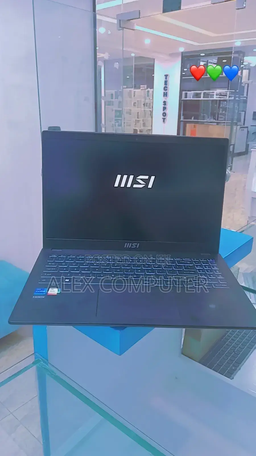 New Laptop MSI Modern 14 16GB Intel Core I7 SSD 512GB
